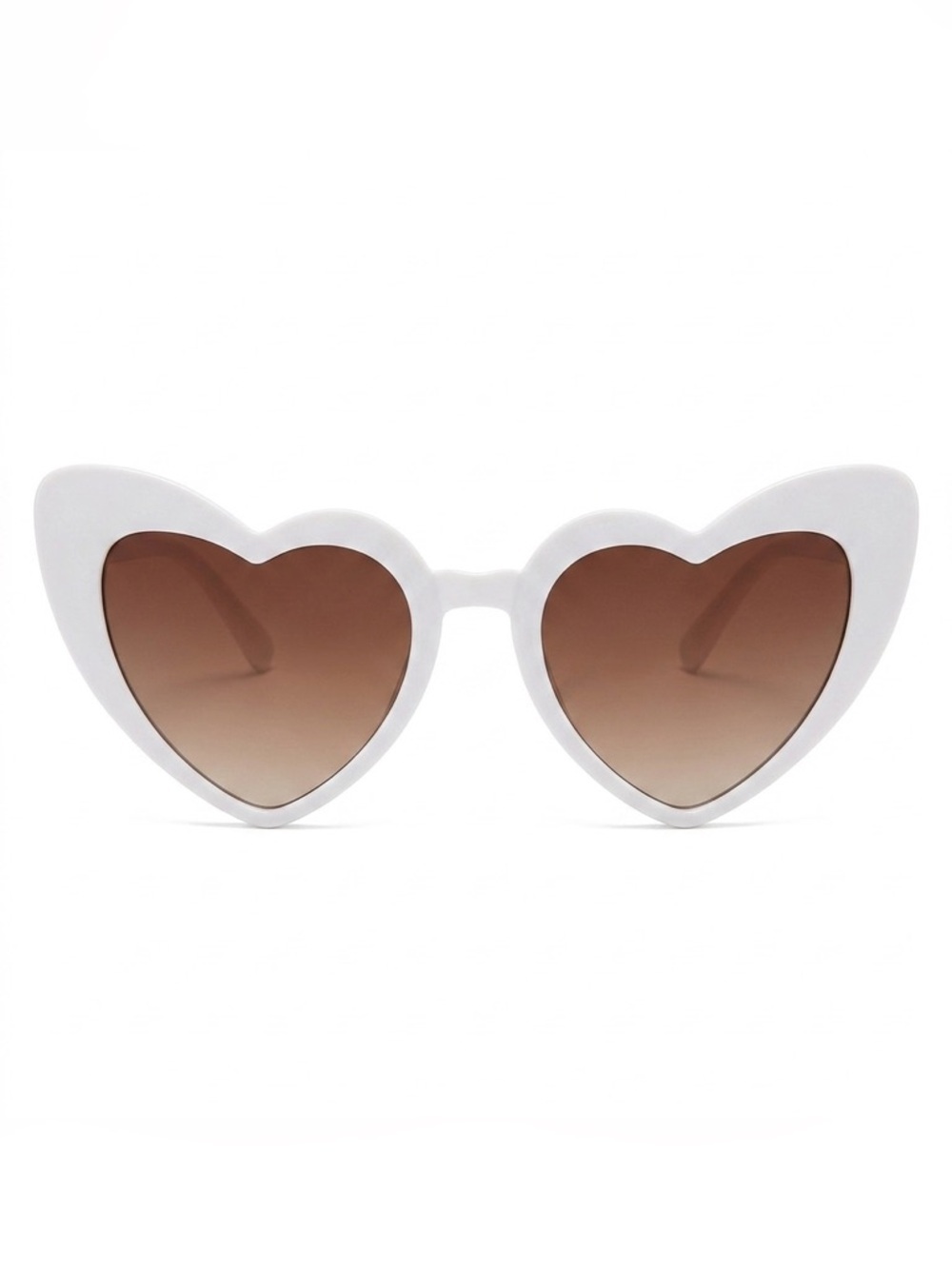 NWT Heart Shape White Sunglassed